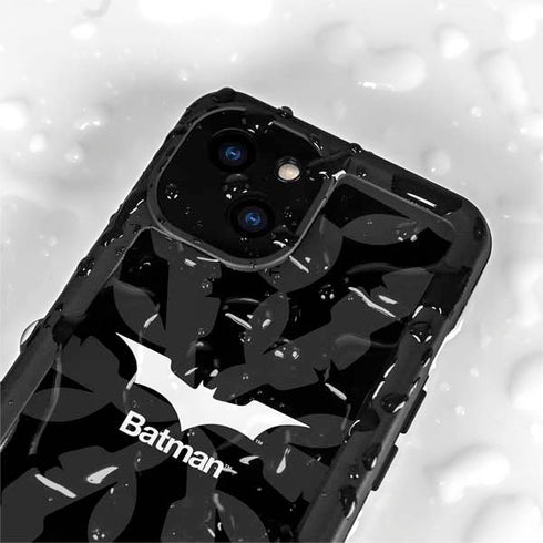 DC Comics Batman Dark Knight Logo iPhone 15 Plus Waterproof Case